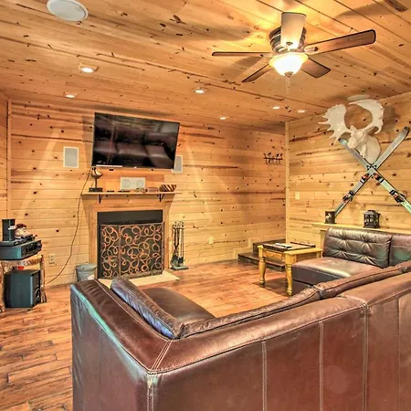 Rustic Gatlinburg Chalet With Hot Tub 2 Mi To Town Extérieur photo